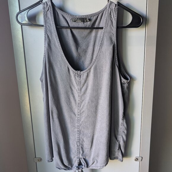Prana gray tie tank - Picture 1 of 2